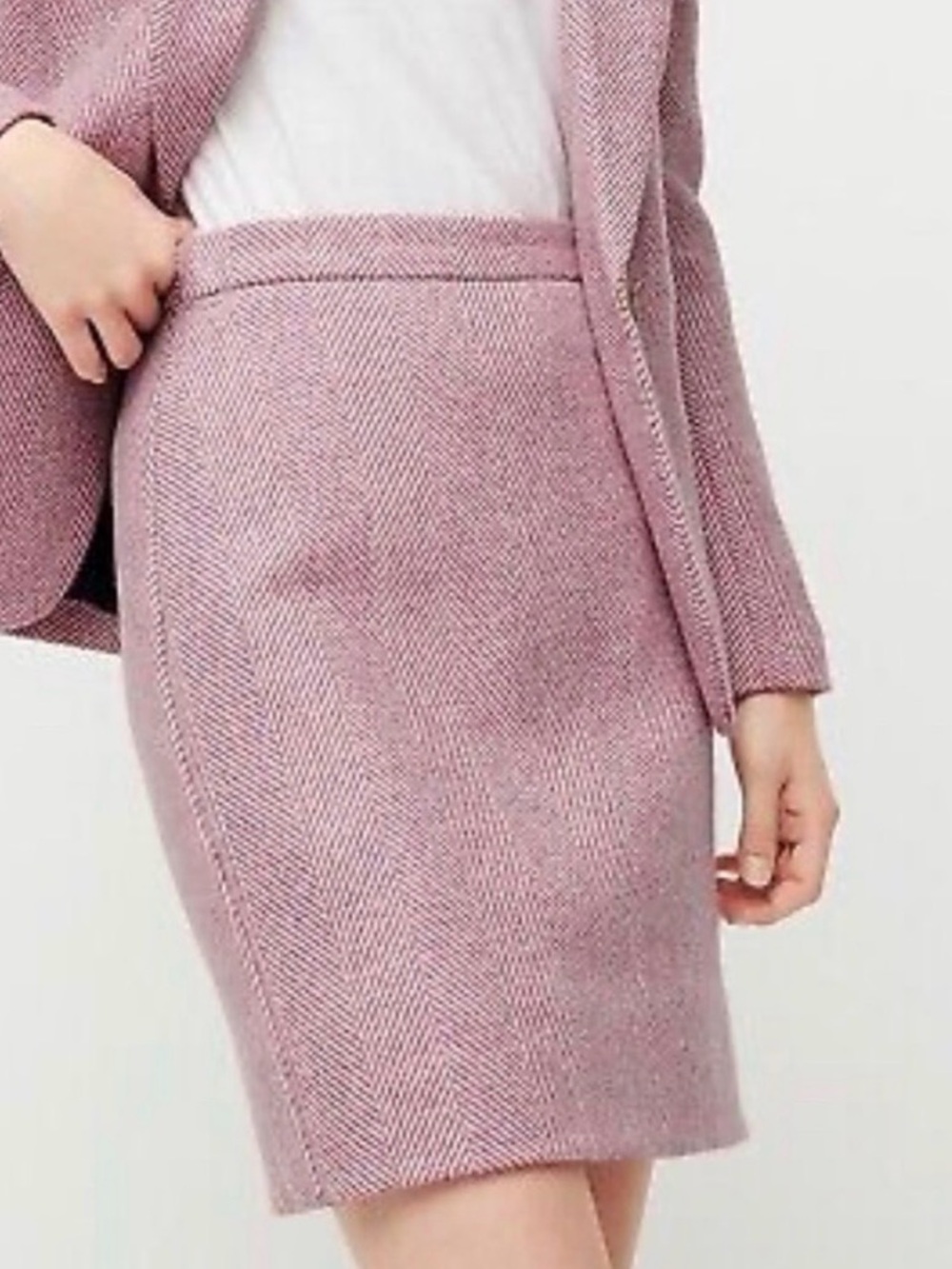 JCrew NWT 100% Wool mini skirt in herringbone (mix35)